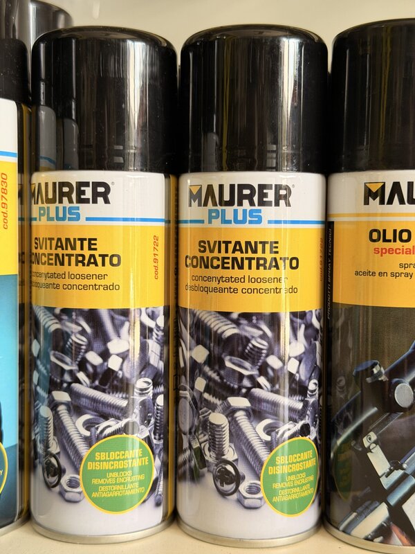 Svitante Concentrato MAURER Plus Spray 200 ml – Sbloccante Lubrificante Antiruggine Multifunzionale