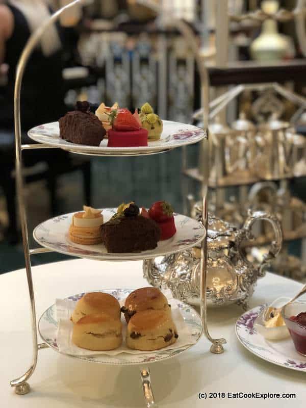 Cakes and Scones Best Traditional Afternoon Tea in London Thames Foyer Savoy Hotel
