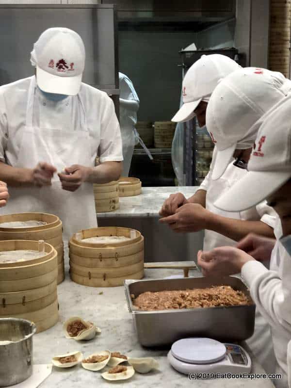 Din Tai Fung London Xiao Long Bao, Those Wontons and Noodles 7 Din Tai Fung London How they make xiao long bao