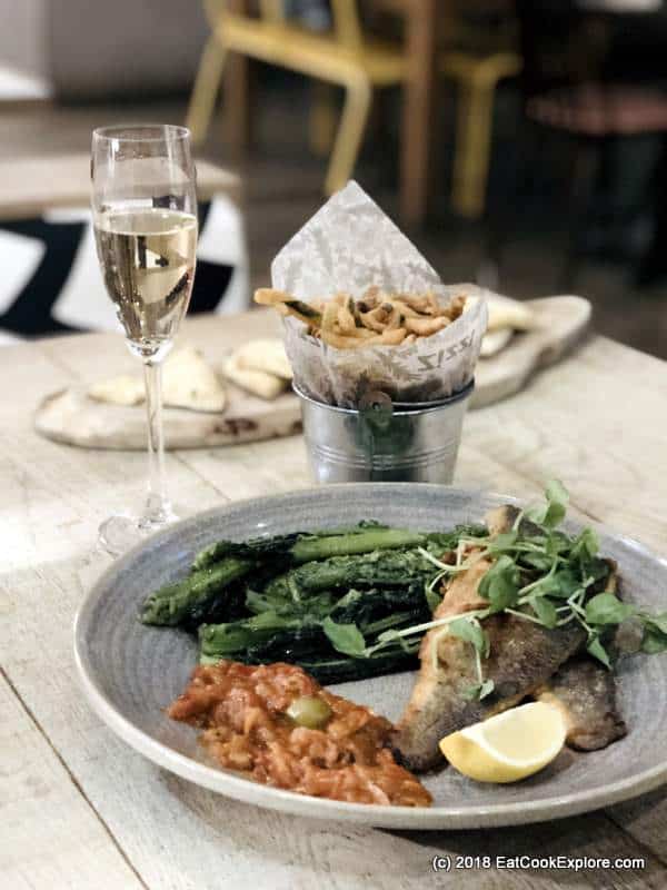 Zizzis Pan Fried Seabass