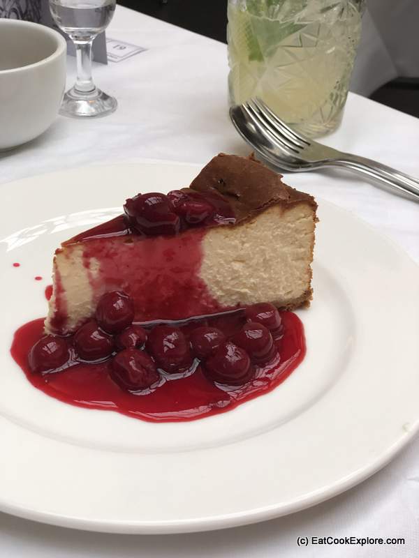 Polish Brunch at Baltic with Kavka vodka 4 Baltic Southwark White Chocolate Cheesecake