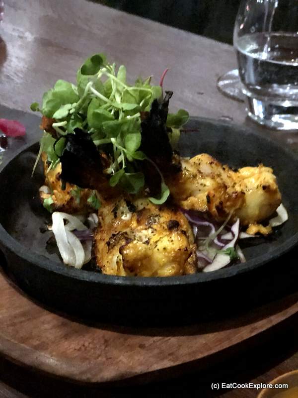 1947 London A Modern Indian in Fitzrovia Review 5 1947 London Flaming Maharaja prawns on a hot plate