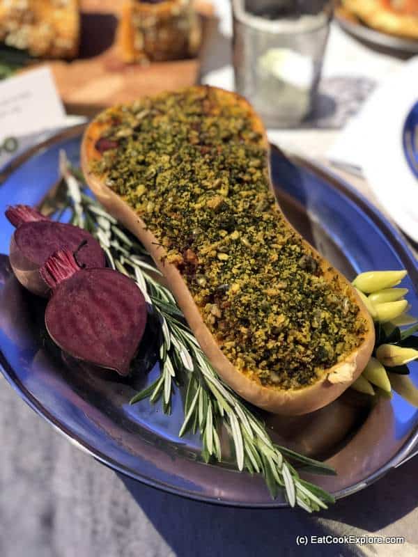 Christmas Lunch with Supermarket Christmas Food and Drink 18 Tesco Stuffed Butternut Squash Vegetarian