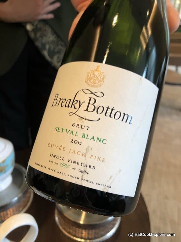 Afternoon Tea at Pan Pacific London with Cherish Finden 4 Breaky Bottom English Sparkling Wine