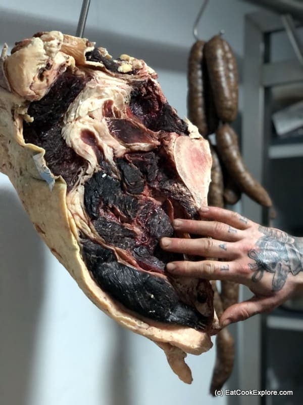 Rare breed beef at Temper Soho