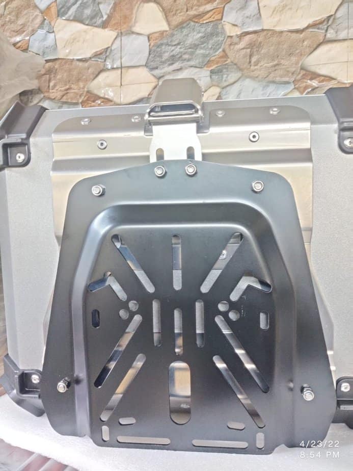 Aluminum Top Box - Silver X shape - Image 5