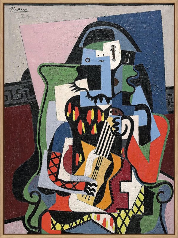 Harlequin Musician, 1924 (Arlequin Musicien) - Canvas - Image 3
