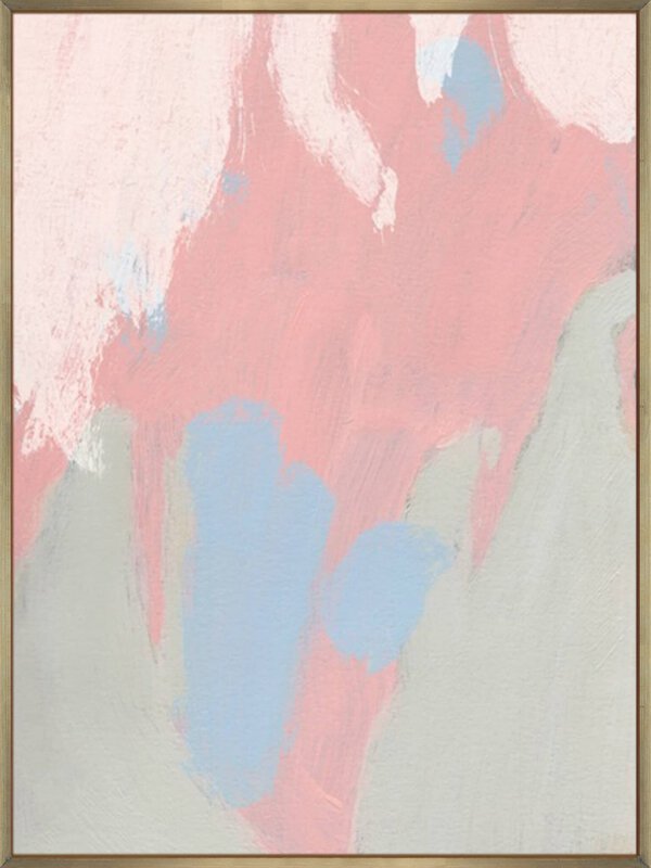 Blushing Abstract III - Canvas - Image 3