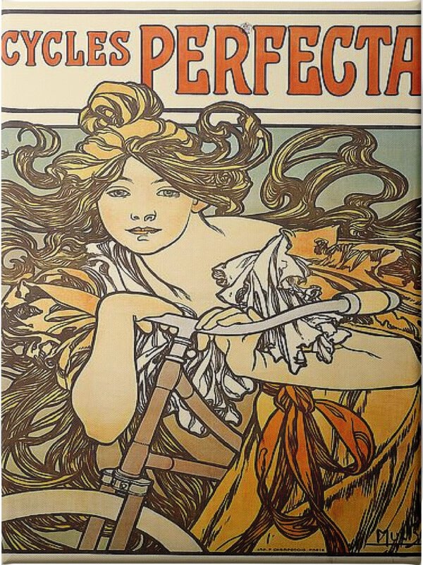 Cycles Perfecta, 1902 - Unframed Canvas Unframed Canvas