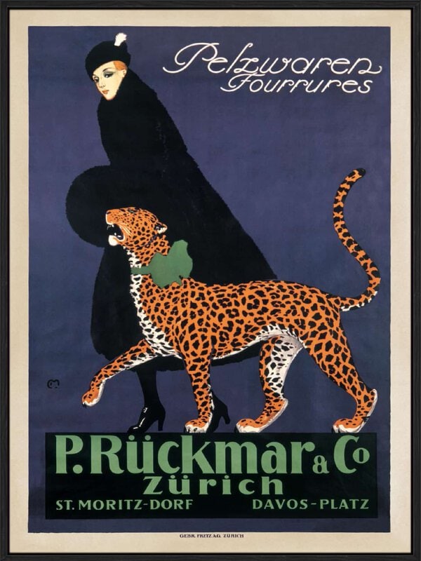 P.Rckmar 1910 - Canvas Gallery Black