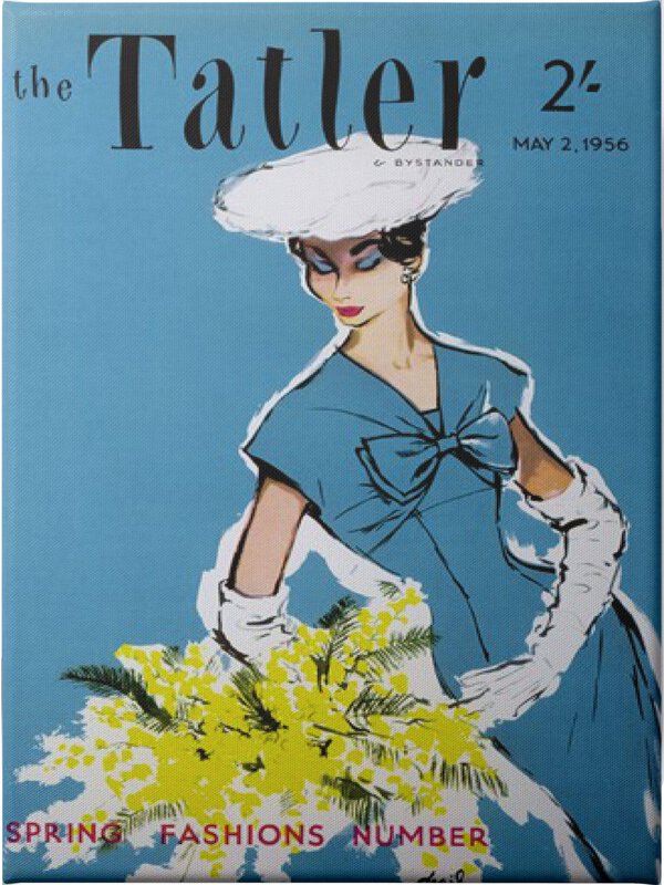 The Tatler, May 1956 - Unframed Canvas Unframed Canvas