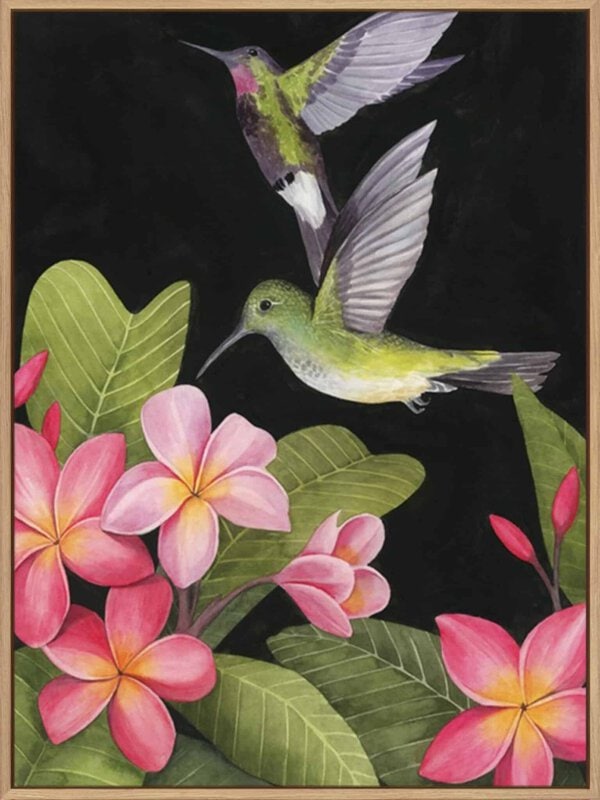 In the Plumeria II - Canvas Gallery Natural