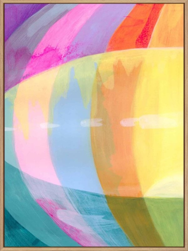 Neon Flare I - Canvas Gallery Natural