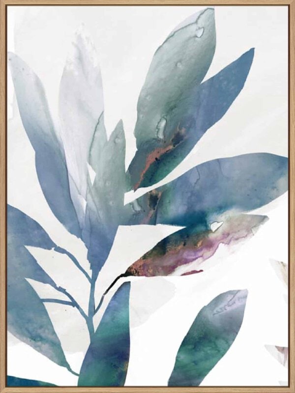 Indigo Sprig I - Canvas Gallery Natural