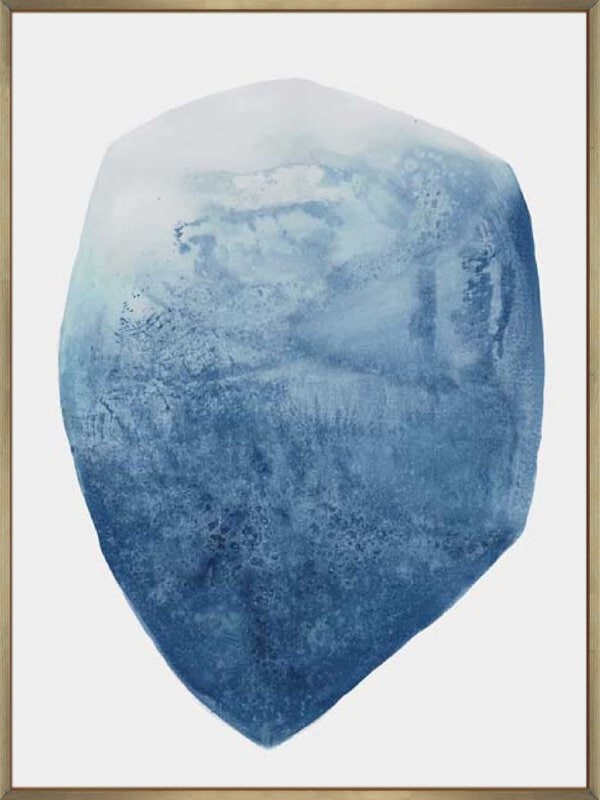 Luminous Blue I - Canvas Gallery Champagne