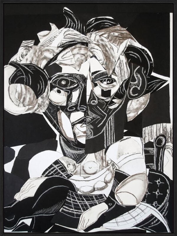 Black and White II - Canvas Gallery Black