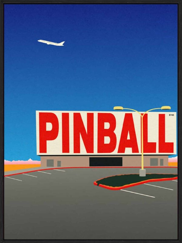 Las Vegas Pinball - Canvas Gallery Black