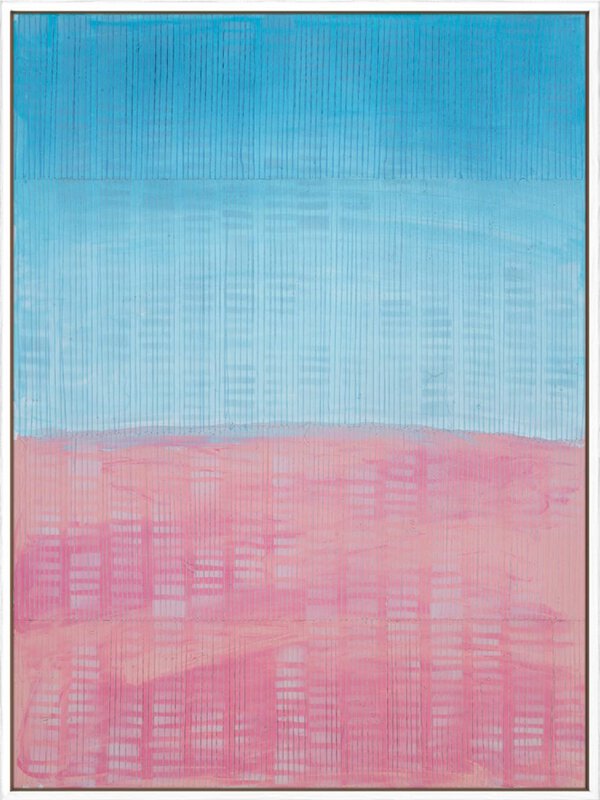 Pink Lake - Canvas Gallery White