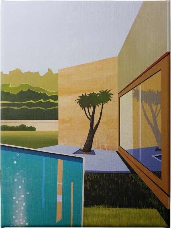 Poolside 3 - Unframed Canvas Unframed Canvas