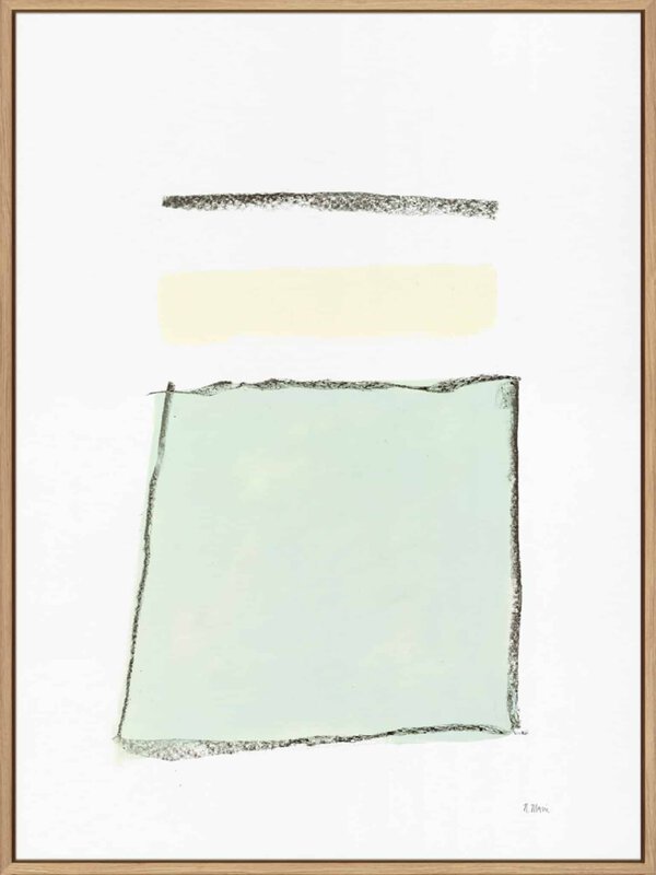 Sherbert Abstract 4 - Canvas Gallery Natural