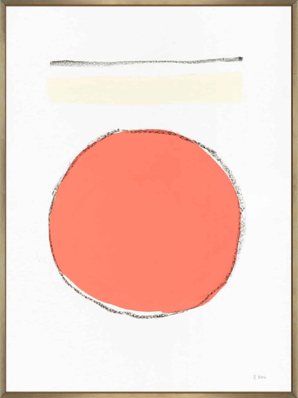 Sherbert Abstract 9 - Canvas Gallery Champagne