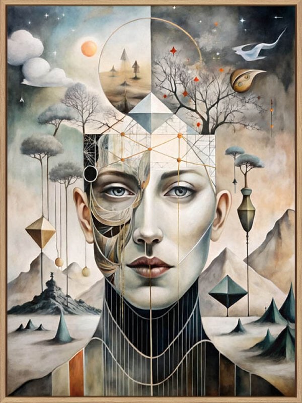 The Divided Self - Canvas Gallery Natural