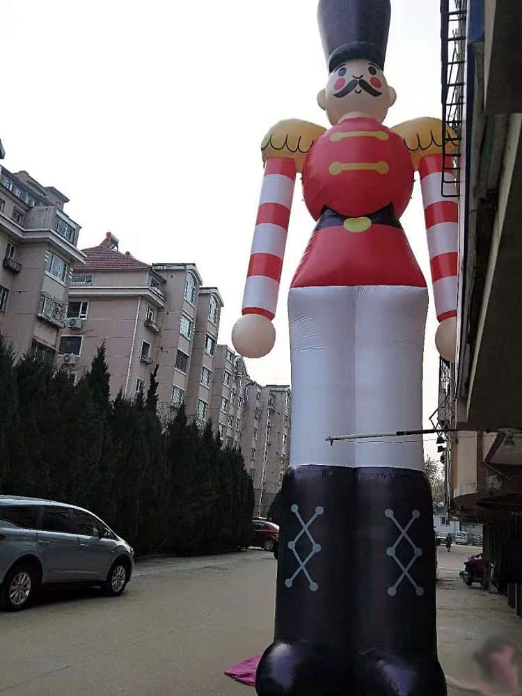 Giant Nutcracker Soldier Inflatables rental for events in Los Angeles, Orange County, and nationwide