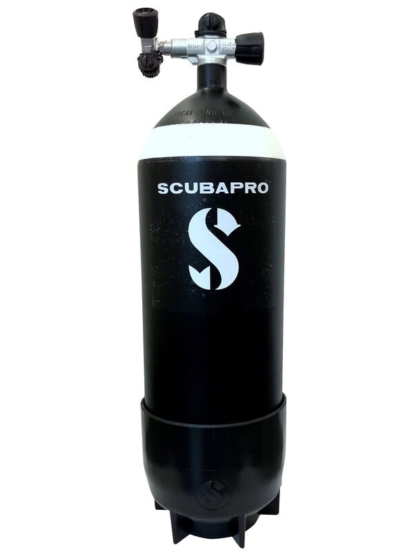 Scubapro 15L Tauchflasche m. Doppelventil