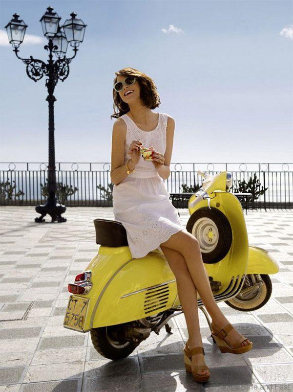 Vespa classic scooter