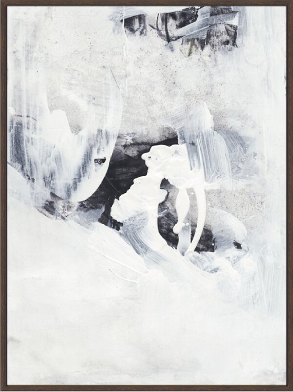 Fire and Ice IV - Canvas Gallery Walnut