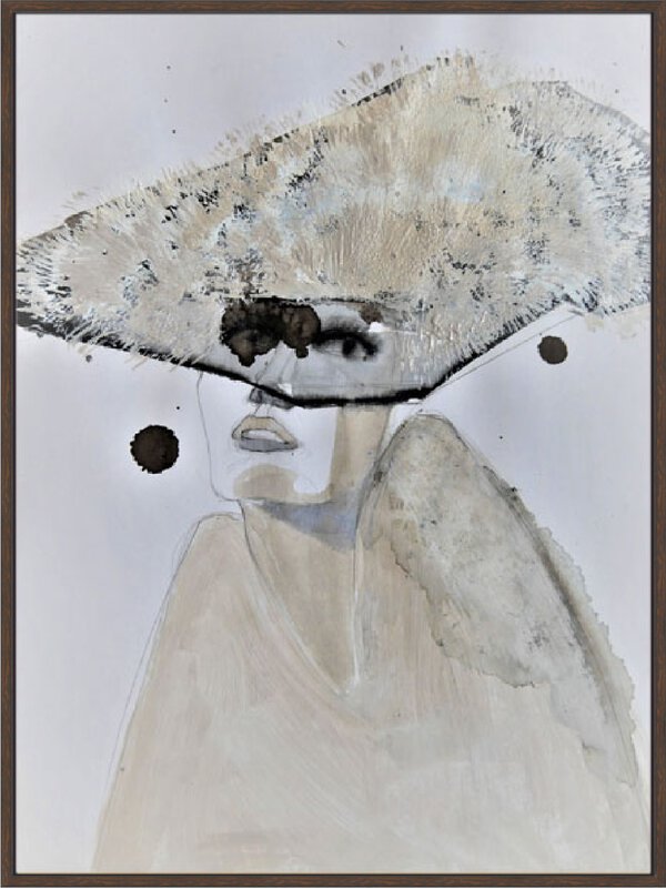 Modern Portrait - Canvas Gallery Walnut