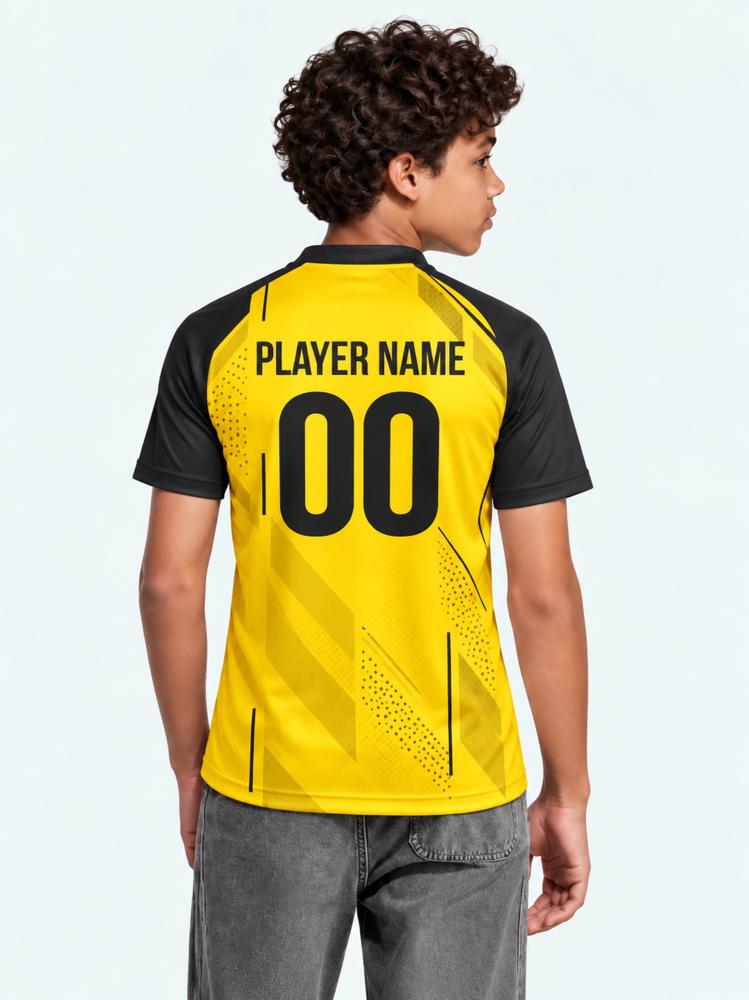 Kids Custom Badminton Jersey — Polo, Half Sleeve