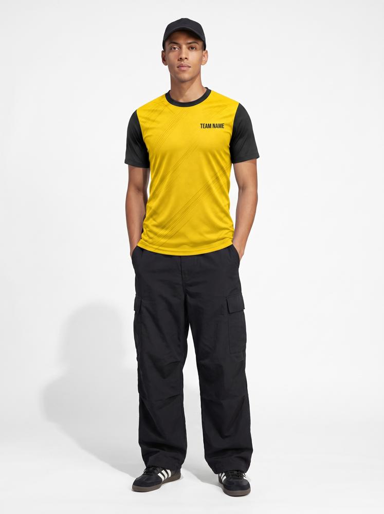 Men's Custom Football Jersey — Round Neck, Half Sleeve - Image 2