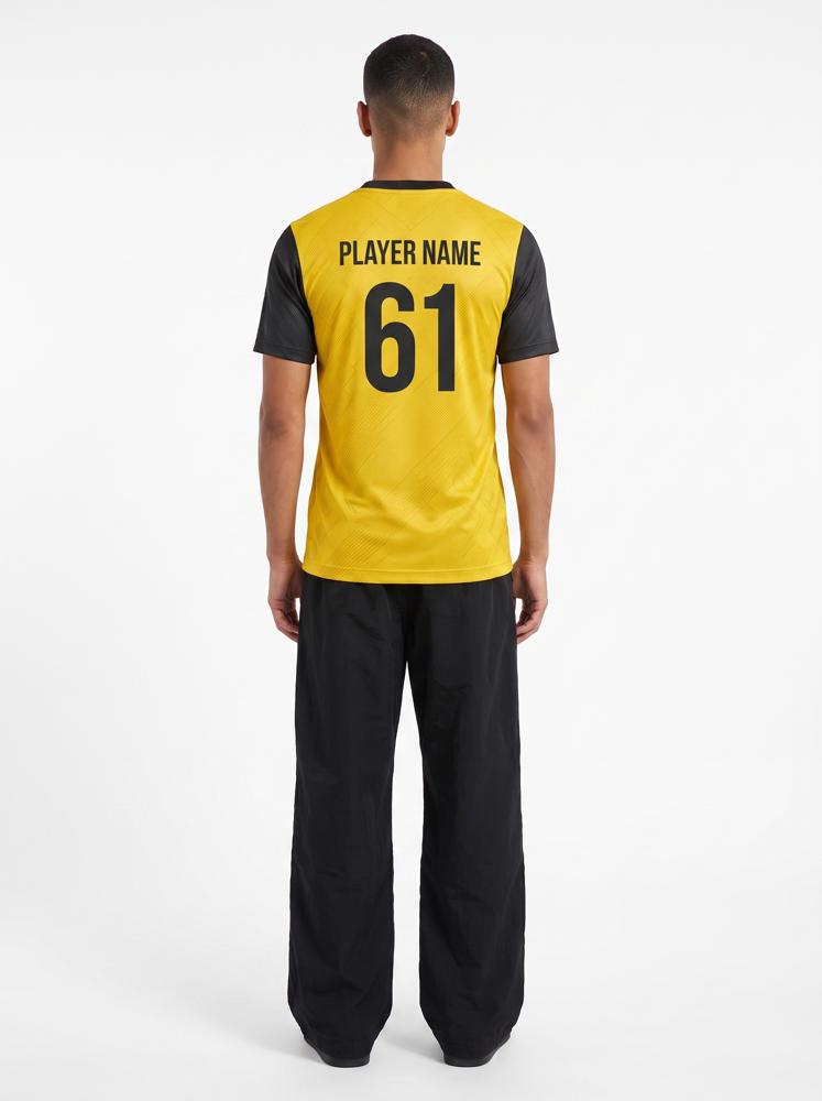 Men's Custom Football Jersey — Round Neck, Half Sleeve - Image 3