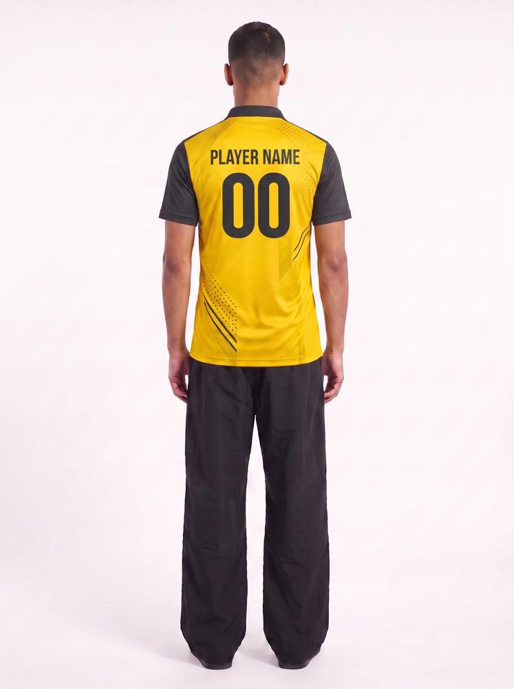 Men's Custom Football Jersey — Mandarin Collar, Half Sleeve - Image 4