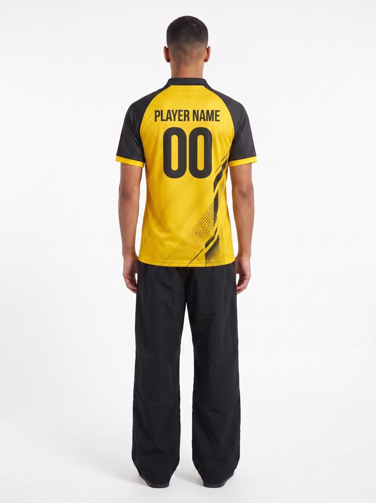 Men's Custom Badminton Jersey — Polo, Half Sleeve, Raglan - Image 2