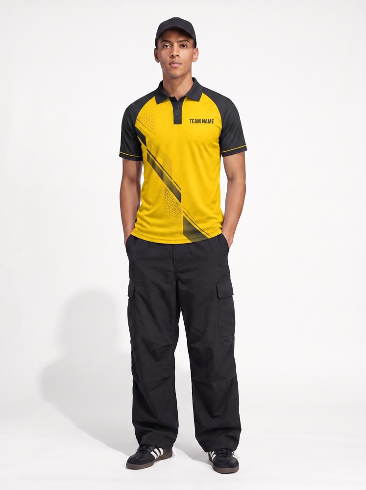 Men's Custom Badminton Jersey — Polo, Half Sleeve, Raglan - Image 4