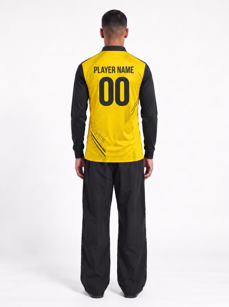 Men's Custom Bikers Jersey — Mandarin Collar, Full Sleeve - Image 2