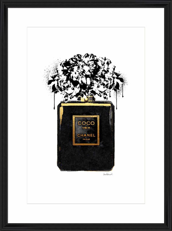 Noir Perfume Peony - 10cm Mount Board