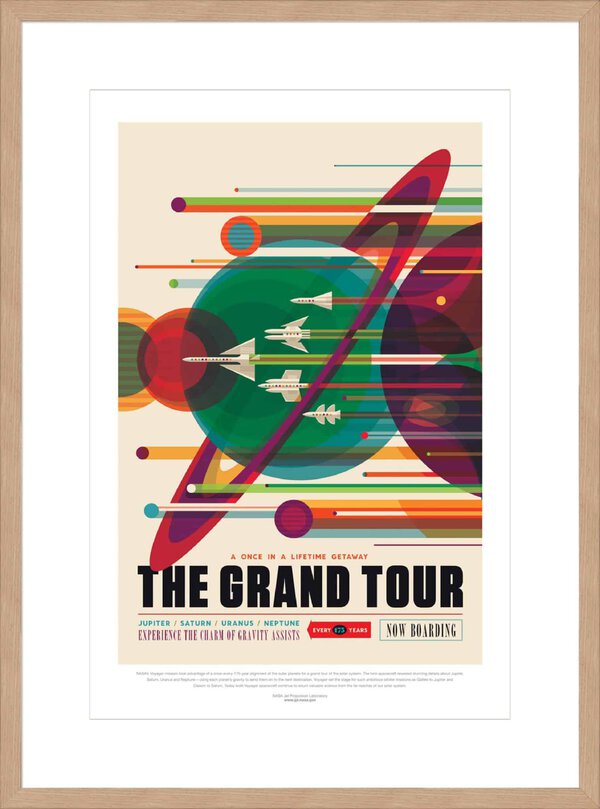 Grand Tour - 10cm Mount Board Lg. Box Natural