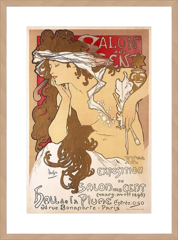 Salon des Cent 20th Exhibition - 10cm Mount Board Lg. Box Natural
