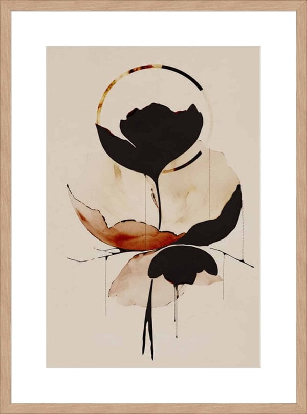 Halo Flowers No 5 - 10cm Mount Board Lg. Box Natural