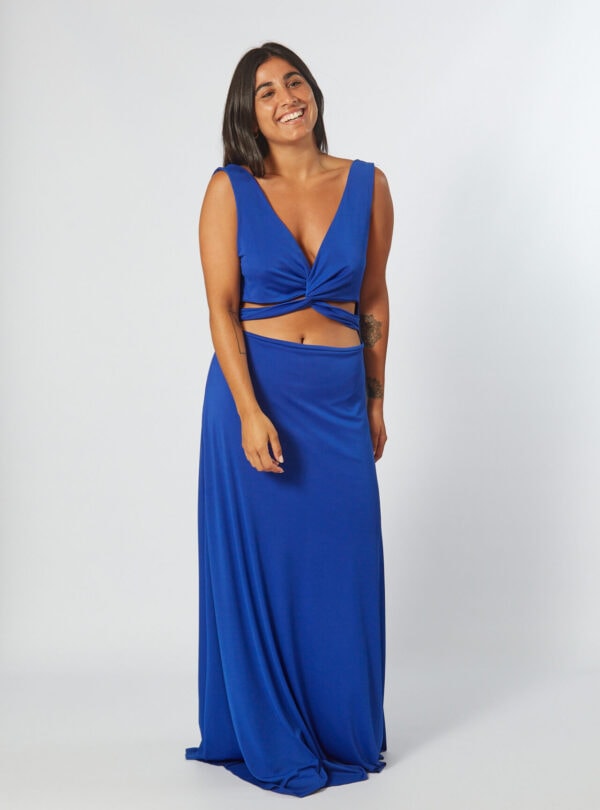 Vestido Disco Blue
