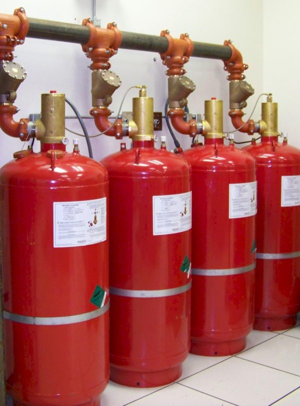 توريد اسطوانة NOVEC 1230 سعة 65 رطل معبأة58 رطل SEVO (UL/FM)