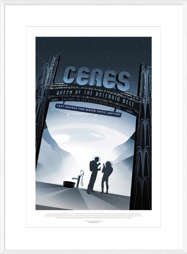 Ceres Queen of the Asteroid - 10cm Mount Board Box White