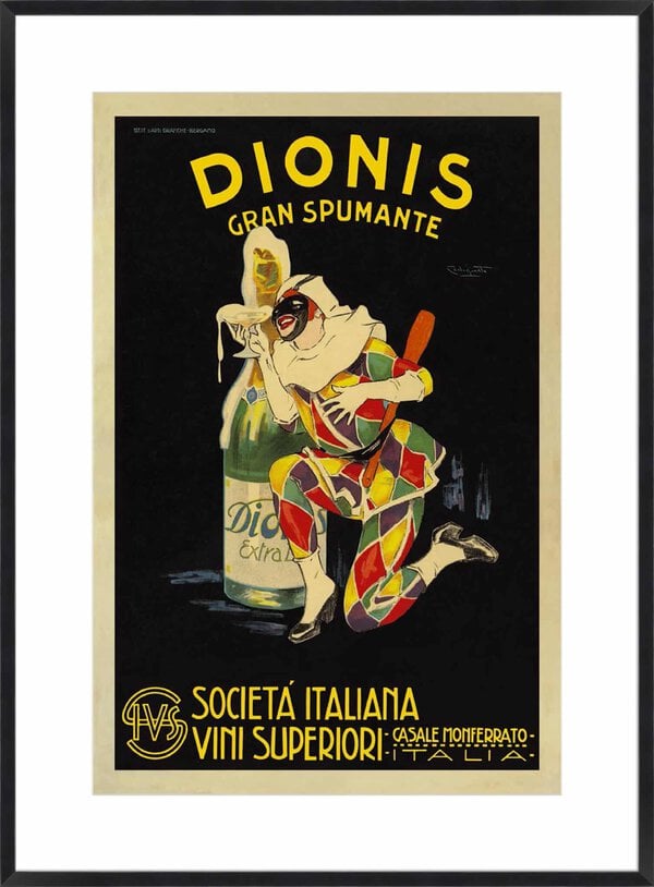 Dionis 1925 - 10cm Mount Board Box Black