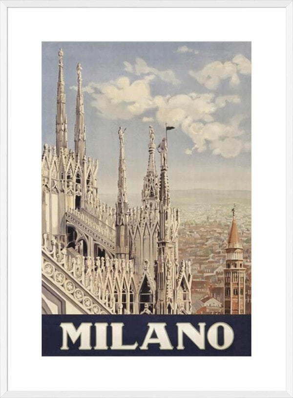 Milano - 10cm Mount Board Box White
