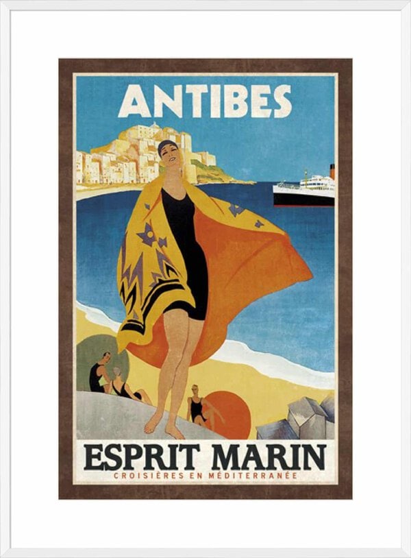Vintage Cruise Antibes Collection Caprice - 10cm Mount Board Box White