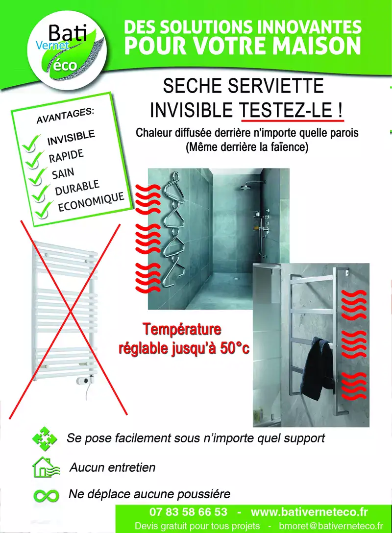 Film chauffant infrarouge pour sèche serviette – Image 2