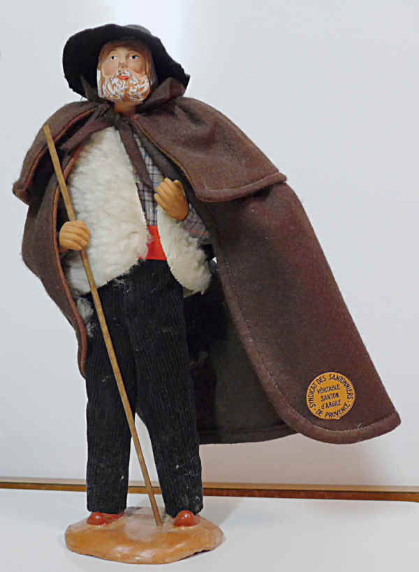Le berger santon de la crèche provençale